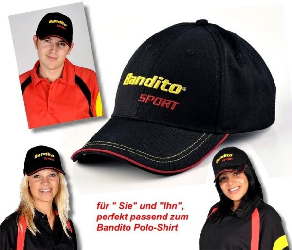 Dart-Cap mit hochwertiger Bestickung des Original "Bandito"-Schriftzuges