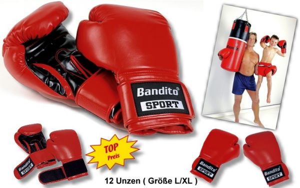 Boxhandschuh Bandito 12 Unzen, Größe L/XL