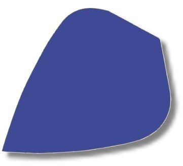 Dartfly Nylon Kite, blau