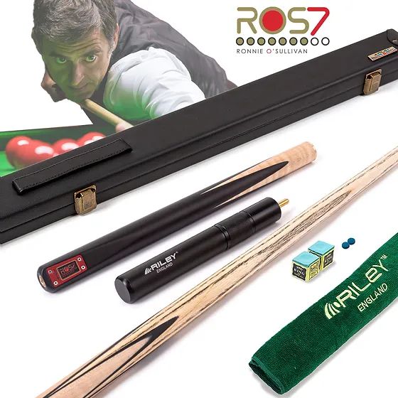 Snookerqueue RILEY "Ronnie O'Sullivan ROS7-8" 3/4, Ebenholz