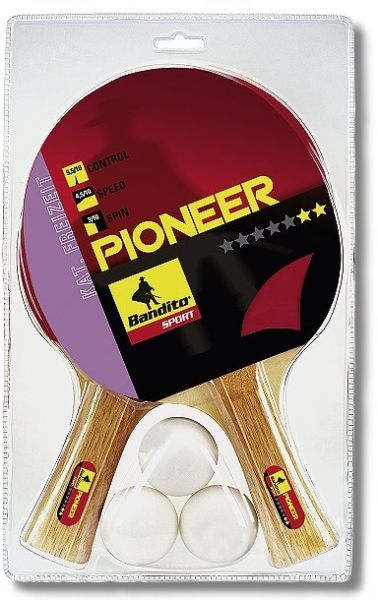 Schläger-Set Pioneer ** Star, mit 2 hochwertigen Schlägern "Pioneer" und 3 Qualitätsbällen